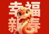 蛇年春節放假通知，19天的幸福年